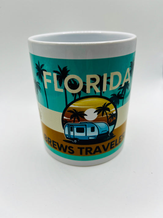 Florida Brews Travelers 12oz Coffee Mug