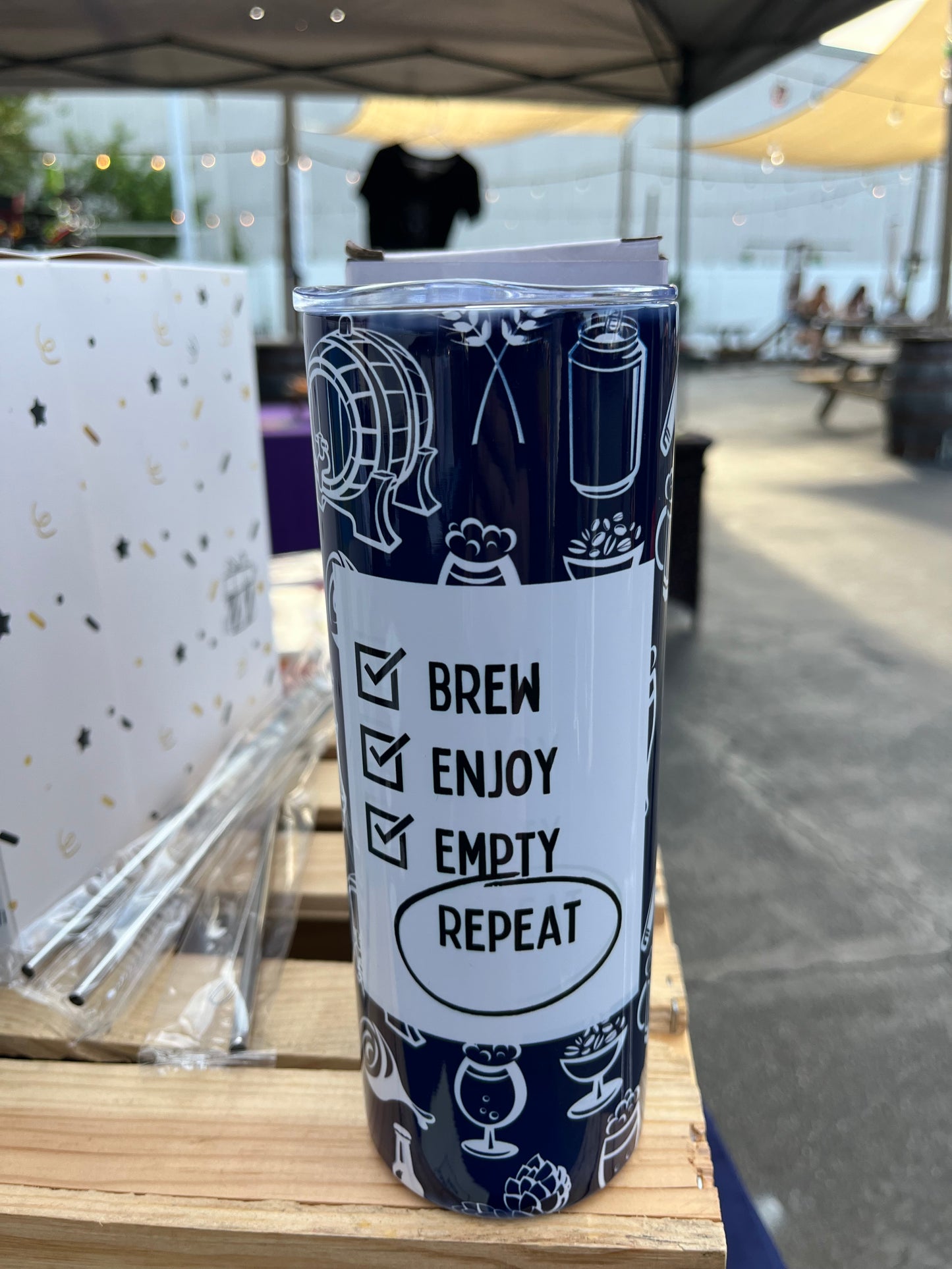 Brew, Enjoy, Empty, Repeat 20oz Tumbler